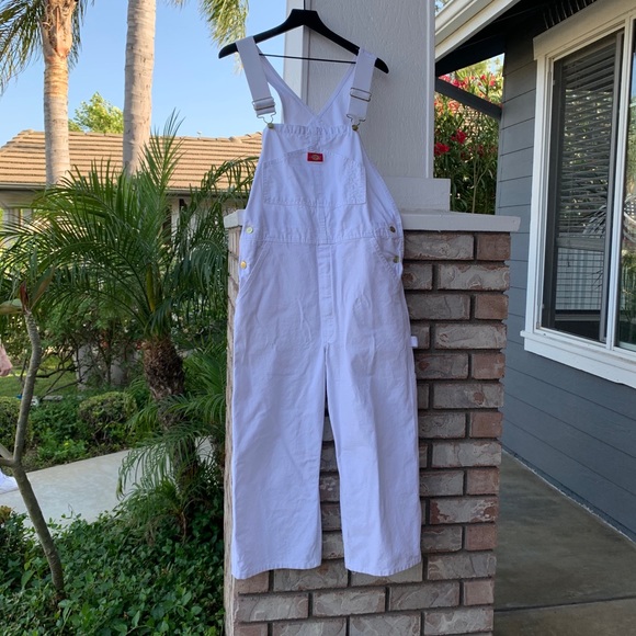 White Dickies Overalls - Picture 1 of 3